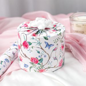 Flyhill Floral <b>Wrapping</b> <b>Paper</b> 17 In X 32.8 Ft Double Side Pink Flowers Butterfly Design Gift Wrap - Product Image 4