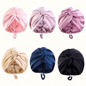 High Quality Rubber Twist Turban Ladies Outdoor Adjustable Fashion Multifunction Eco-Friendly Cartoon Hair Care Headwraps - Product Image 2