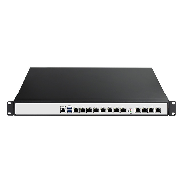 Bekong C236 Soft Router 12 Gigabit Ethernet Ports 25G 1U Rackmount Supports Intel I3/I5/I7 Processors Multiple Network Stock