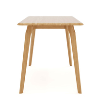 Table rectangulaire en bois massif au design simple et tendance, tables et chaises de café de haute qualité pour l'intérieur, vente en gros