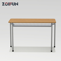 Offre Spéciale : Mobilier Scolaire – Bureau et Chaise en Bois à Deux Places pour Étudiants – Tables et Bancs Doubles pour Salles de Classe