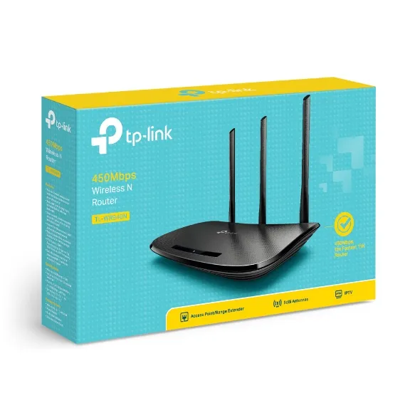 TP LINK-enrutador inalámbrico WiFi, repetidor de red TPLINK, TL-WR940N, 450M, firmware en inglés