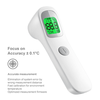 Termometer Dahi Digital LED Elektrik Besar Tanpa Sentuh untuk Dewasa dan Anak-Anak, Inframerah Tanpa Sentuh dengan Desain Tahan Air