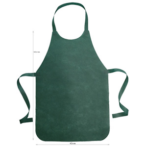 <span class=keywords><strong>Tablier</strong></span> <span class=keywords><strong>blanc</strong></span> jetable imperméable sans manches en non-tissé épaissi pour la cuisine d'Halloween pour femmes - Product Image 2