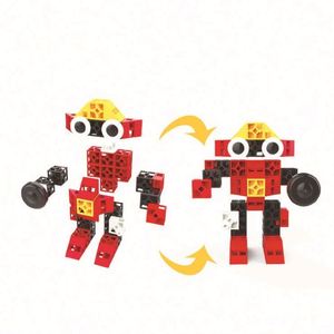 Juguetes Educativos Creativos 2020, Bloques de Construcción de Plástico de Colores para Niños, Robot de Construcción DIY 3D - Product Image 5