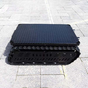 Plataforma Robótica de Orugas, Chasis de Vehículo con Orugas de Goma, Base Robótica Industrial - Product Image 3