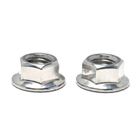 Écrou à bride hexagonale de qualité supérieure SS316 A4-70 DIN6923 résistant à la corrosion M5 M6 M8 M10 pour les usines chimiques et l'industrie pétrochimique