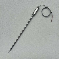 Sensor de temperatura personalizable de acero inoxidable varilla de sonda de termopar tipo K con cable para vapor de caldera OEM ODM compatible con IP65