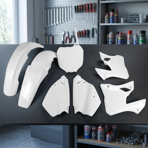 Kit di plastica bianca per Yamaha YZ 250 2000-2001 motocicli 046 accessorio - Product Image 2