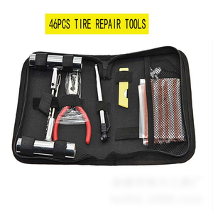 Kit de Reparación de Neumáticos sin Cámara de 46 Piezas con Logotipo Personalizado, Herramientas de Reparación de Neumáticos de Emergencia para Automóviles, Camiones y Motocicletas - Product Image 4