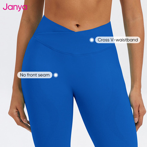 Janya Leggings de sport respirants pour femme, contrôle du ventre, vêtements de sport serrés, fessier galbé, taille haute, sans couture, leggings de yoga - Product Image 4
