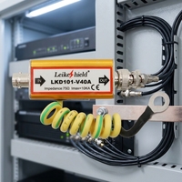Parasurtenseur de signal BNC de qualité industrielle 75 Ohms en alliage d'aluminium pour la protection des systèmes de câblage