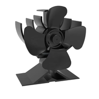 Mini ventilateur de poêle alimenté par la chaleur, ventilateur auto-alimenté pour chauffage extérieur, sans électricité, ventilateur de cheminée