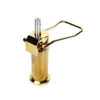 Pompe hydraulique couleur or à prix compétitif pour chaise de barbier, avec fonction de réglage de la hauteur, pour usage en salon