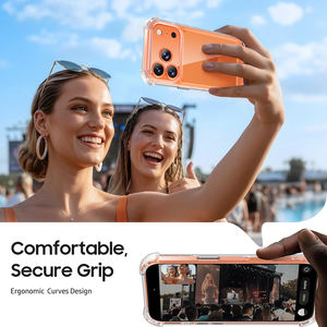 Funda de Teléfono Premium Transparente Antiamarilleo, Anticaídas, Antirrayas, Diseño de Lujo, PC+TPU, Antihuellas para iPhone 17 Pro Max 16 15 - Product Image 5