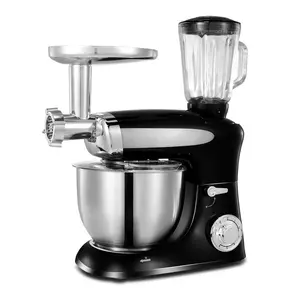 2020 new design kitchen flour stand mixer dough Machine with 6.5L Revolving Bowl and juice extractor