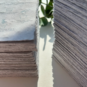 다채로운 토템 생분해 성 종자 종이 카드 Flexographic 인쇄 식물 엽서 친환경 DIY 문구 이벤트/웨딩 - Product Image 2