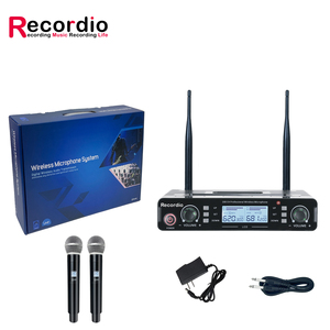 Micrófono estéreo inalámbrico portátil con micrófono inalámbrico Duel en vivo para reporteros de noticias - Product Image 3