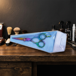 Ciseaux de coiffure professionnels pour droitiers, à long manche, en acier inoxydable, ciseaux de barbier, ciseaux de coiffure de qualité supérieure pour salon - Product Image 6