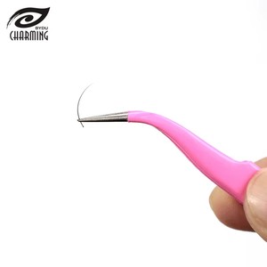 แหนบต่อขนตาปลายแหลมสแตนเลสคุณภาพดีราคาส่ง แหนบต่อขนตาแบบเฉียง - Product Image 3