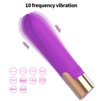 Wiederaufladbarer USB-Vibrator mit starker Vibration, IPX7 wasserdicht, Silikon-Bullet-Vibrator in Lippenstiftform, leise, tragbar, Taschenformat, Sexspielzeug für Erwachsene