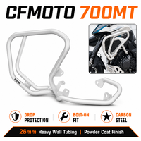 Nouveaux sliders de cadre de moto en acier inoxydable, barres de protection et pare-chocs - Style sport, placement avant