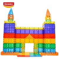 Gemmicc Factory Supply Tige magnétique Jouets éducatifs Jeu de carreaux de construction magnétiques 3D Blocs magnétiques pour enfants