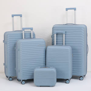 Ensemble <span class=keywords><strong>de</strong></span> bagages rigides en ABS et PC, <span class=keywords><strong>3</strong></span>, 4 ou 5 pièces, avec logo personnalisé, vente en gros d'usine, valise <span class=keywords><strong>de</strong></span> voyage à roulettes pivotantes - Product Image 5