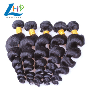 L'indiano vergine di fascia alta produce <span class=keywords><strong>prodotti</strong></span> di bellezza fatti in casa, veri capelli indiani non trattati capelli umani sciolti dell'onda - Product Image 5