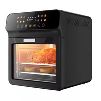 Grand Four Électrique Moderne Tout-en-Un Carré Tactile Intelligent Micro-ondes Friteuse à Air en Acier Inoxydable Grande Capacité pour Foyers