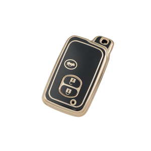 Housse de clé de voiture en TPU pour <span class=keywords><strong>Toyota</strong></span> <span class=keywords><strong>Avensis</strong></span> Land Cruiser Prado 150 étui à clés en plastique accessoire porte-clés fonction de protection étui à clés - Product Image 2