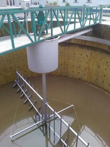 Peripherer Zentralantriebs-Getriebeschlammschaber-Schlamm durchmesser aus Edelstahl 8m-12m-20m für den zweiten Sediment ationstank - Product Image 5