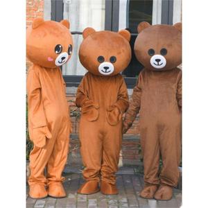 Costume da Mascotte Personalizzato <span class=keywords><strong>per</strong></span> Adulti, Simpatico Orso Marrone in Peluche <span class=keywords><strong>per</strong></span> Eventi Promozionali e Spettacoli Virali - Product Image 3
