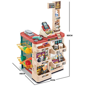 Juego de Juguetes de Supermercado EPT, Mini Carrito de Compras, Caja Registradora de Supermercado, Juego de Juguetes para Niños - Product Image 3
