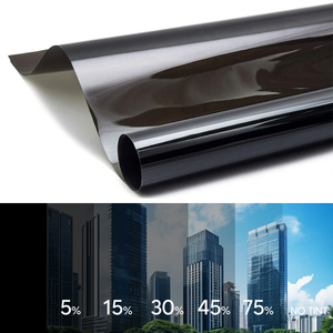Film teinté pour vitres de voiture en céramique inorganique pure à 100 %, 1 % VLT, haute définition, sans interférence de signal, 90 % IRR, 100 % UVR - Product Image 1