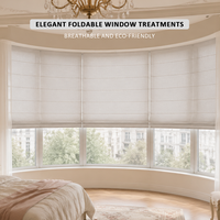 Persianas Romanas Semiopacas Inalámbricas Personalizadas al por Mayor, Persianas Romanas de Tela para Interiores con Protección UV y Filtrado de Luz para Ventanas de Oficina