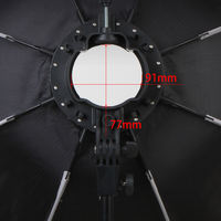 Diffuseur octogonal TRIOPO 65 cm pour flash / Speedlights - Matériau en nylon pour la photographie de portrait et de produits