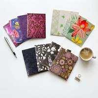 Ensemble d'enveloppes miniatures de luxe à motifs floraux, imprimées en couleur, avec pelliculage mat, pour cartes-cadeaux et espèces