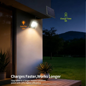 Projecteur solaire Alecter étanche IP54, lumière blanc chaud, allumage automatique du crépuscule à l'aube, pour véranda, patio, garage - Product Image 4