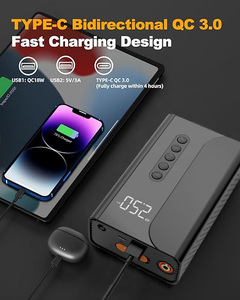 Xách tay 12V 8000mAh nhảy bắt đầu cung cấp điện tất cả-trong-một lốp Inflator và xe khẩn cấp máy cho xe tải - Product Image 2