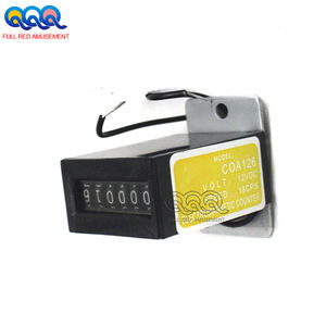 FullRed Meter per la promozione della macchina da gioco contatore misuratore di monete misuratore trasparente contatore per macchina Arcade - Product Image 5