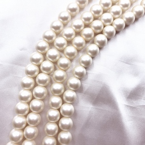 10mm lavanda púrpura/melocotón rosa/Beige perlas de cristal mate surtido de colores de moda para Joyería Moderna stock a granel - Product Image 2