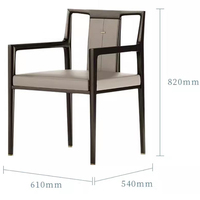 Professionnel sur mesure style contemporain tissu nordique structure solide fauteuil en bois rembourré fauteuil de restaurant
