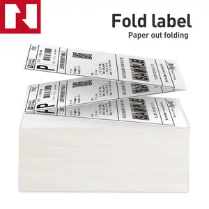 Adesivi adesivi di carta con Logo di marca di stampa personalizzata di alta qualità per l'imballaggio di etichette di spedizione
