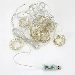 5V USB Powered multiple colour Copper Wire 5M 50 LED String Lights