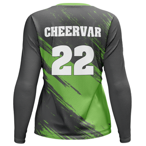 Женский спортивный костюм для волейбола с длинными рукавами и круглым вырезом для тренировок и соревнований - Product Image 6