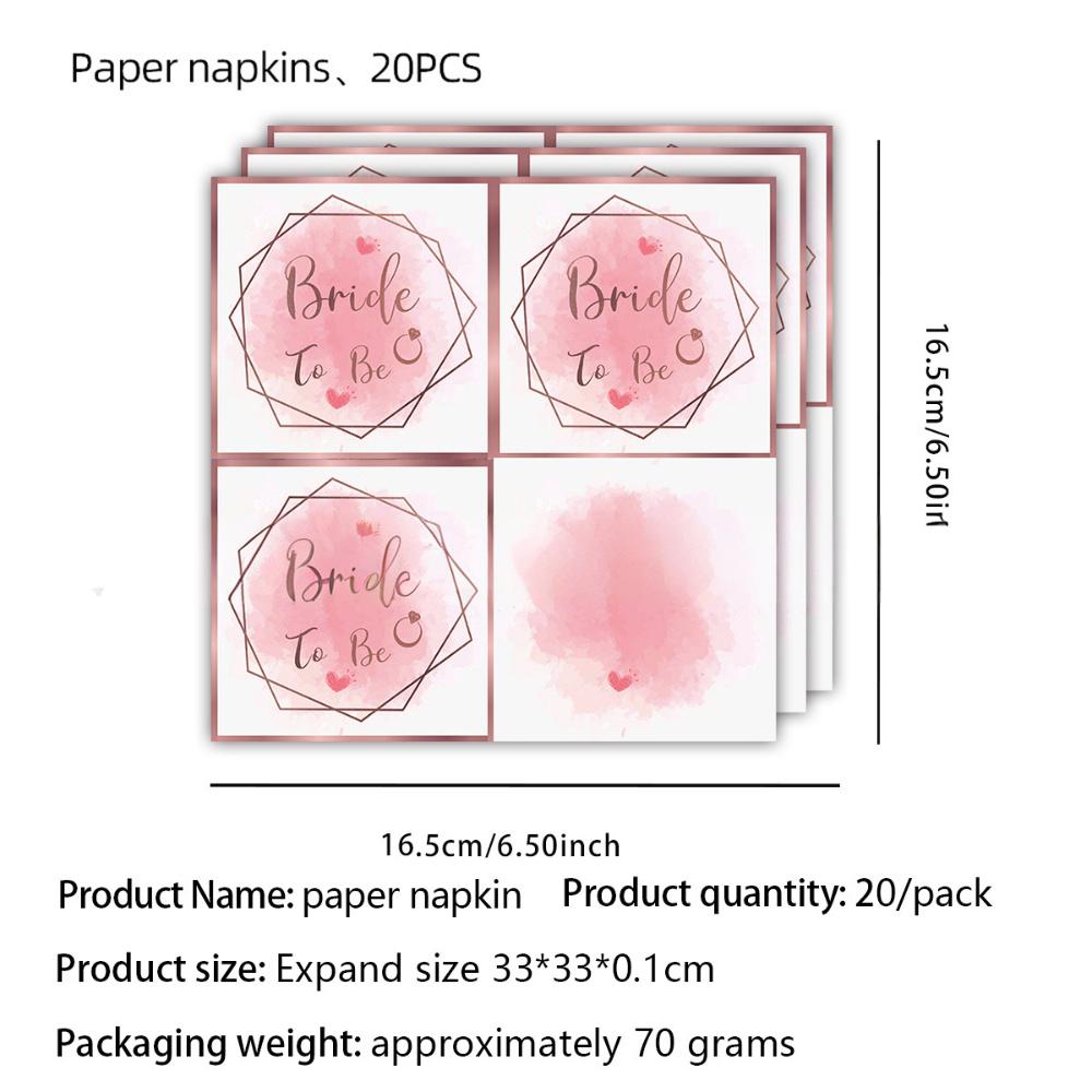Tissu 20PCS-Mariée