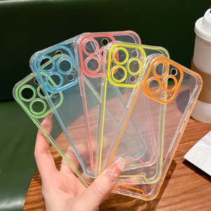 Funda <span class=keywords><strong>de</strong></span> <span class=keywords><strong>Teléfono</strong></span> Luminosa <span class=keywords><strong>de</strong></span> TPU Suave para iPhone 15 14 13, Fluorescente, <span class=keywords><strong>de</strong></span> Neón, Accesorios para Móvil para iPhone 15 16 17 Pro - Product Image 2
