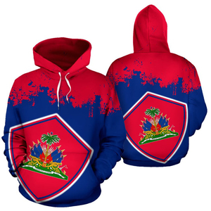 Fitspi Pays Culture Drapeau Caraïbes Mer Haïti Île Pull Hommes Femmes Survêtement Impression 3d Streetwear Harajuku Capuche En Gros - Product Image 4