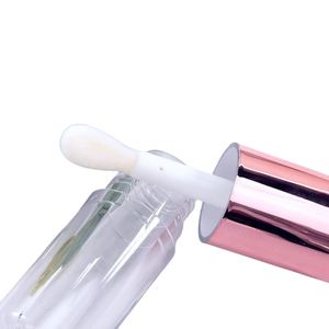 Stock 6ml Gold Top Frosted Screw Cap Cosmetic Plastic Halloween Large Brush <b>Custom</b> Logo Unique Lip Gloss Tubes <b>Customize</b> Box - Product Image 3